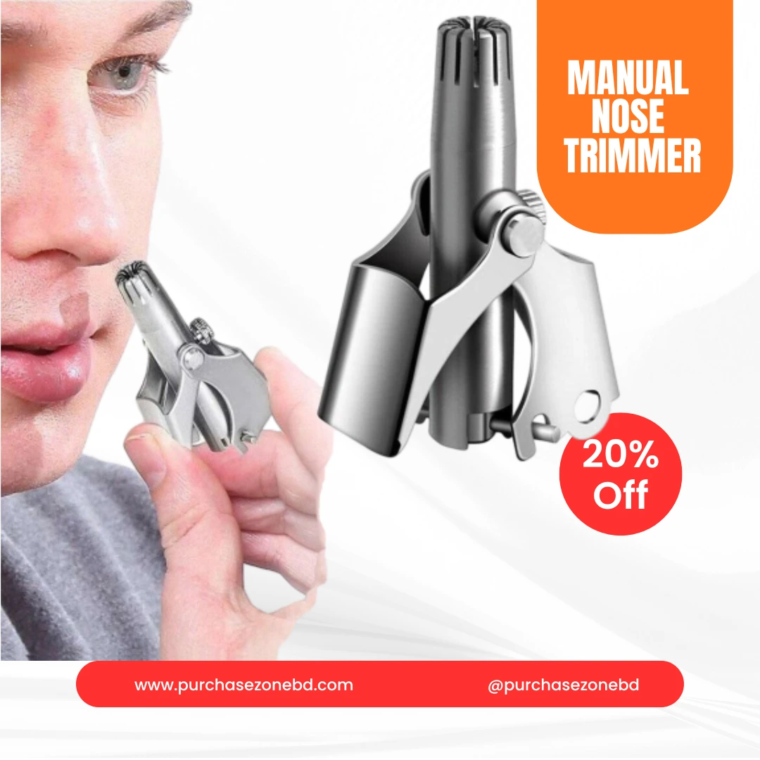 Manual Stainless Steel Washing Nose Trimmer